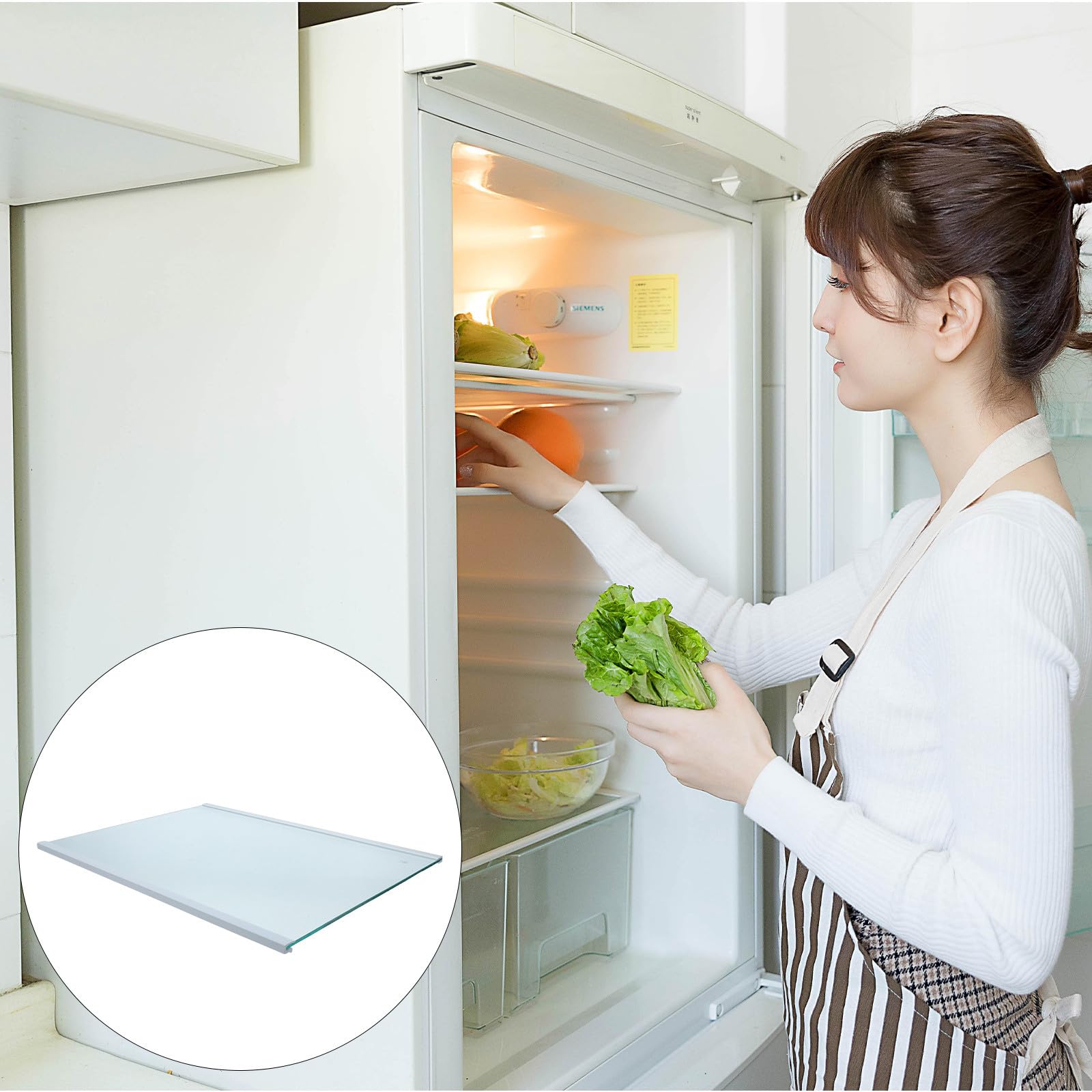 Universelle Kühlschrank Glasablage aus Gehärtetem Glas 41 CM
