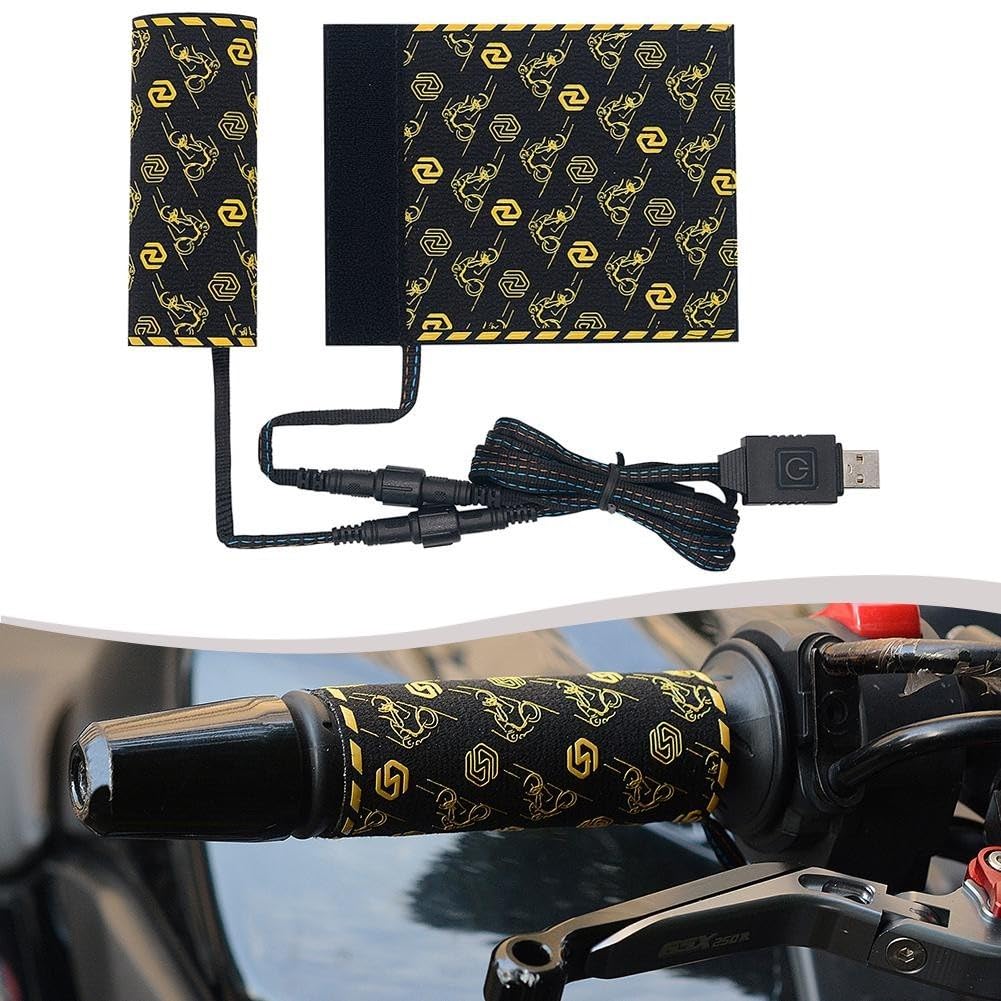 Manopole termostatiche riscaldate per moto con sei livelli di regolazione del calore per il comfort del pilota