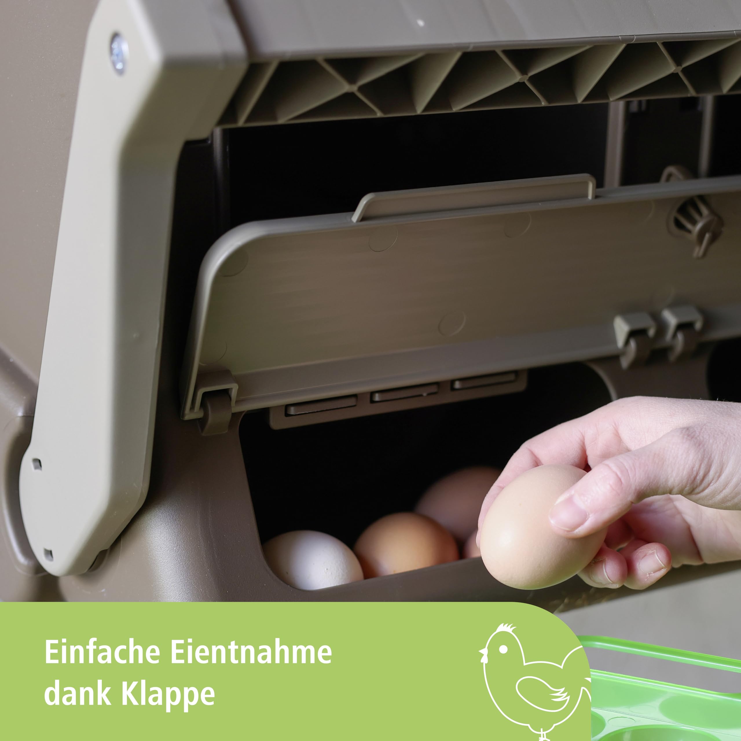 Kerbl Hobbyfarming Doble Nido de plástico Reciclado, 52 x 59 x 53 cm