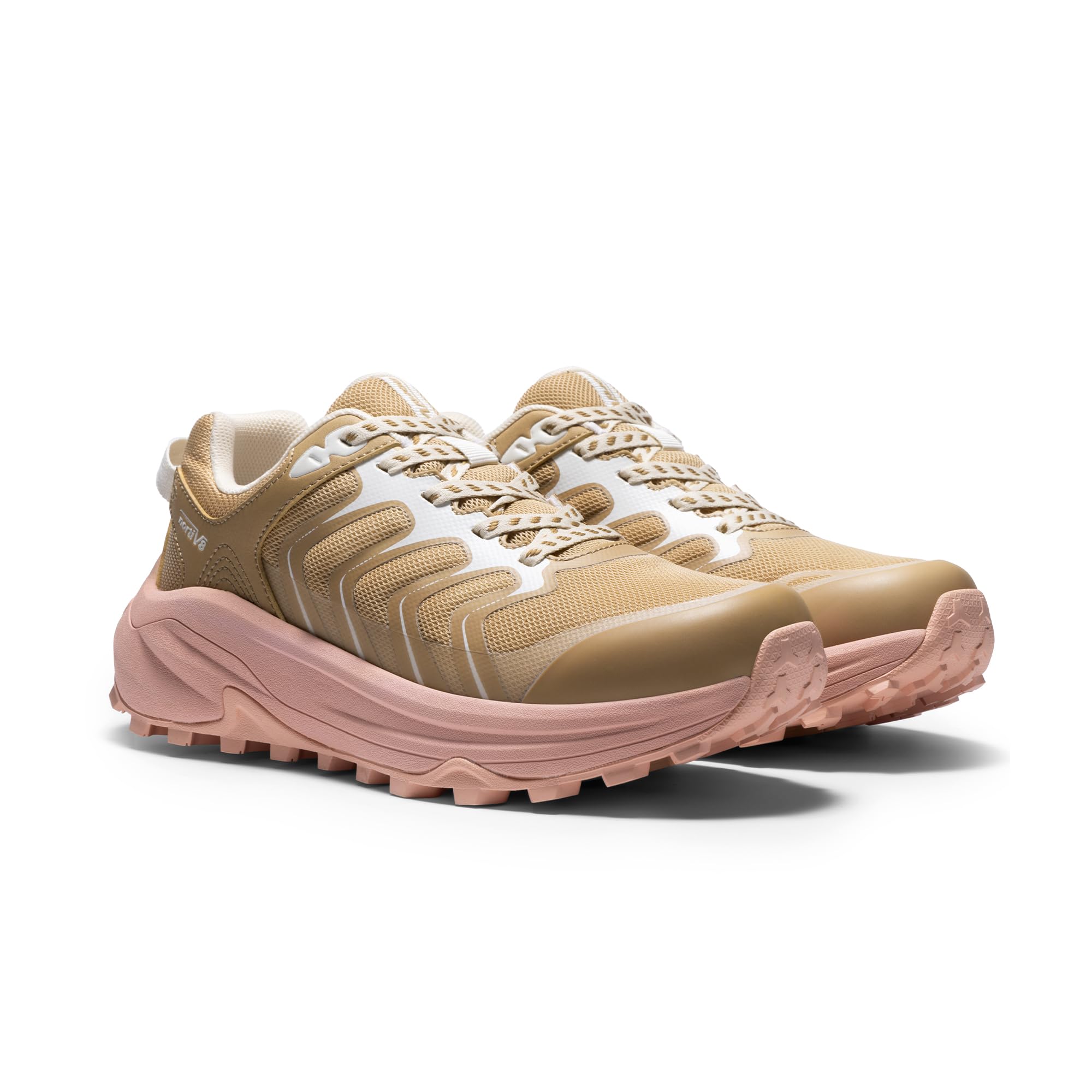 NORTIV 8 Scarpe da trekking da donna, leggere, con supporto per arco plantare, lavoro, campeggio, tennis, allenamento, cross training, Echo
