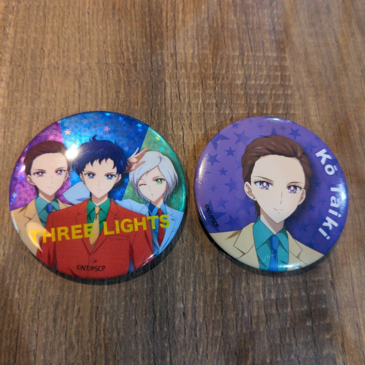 セーラームーンストアオリジナル スリーライツ 缶バッジ 全8種中5種