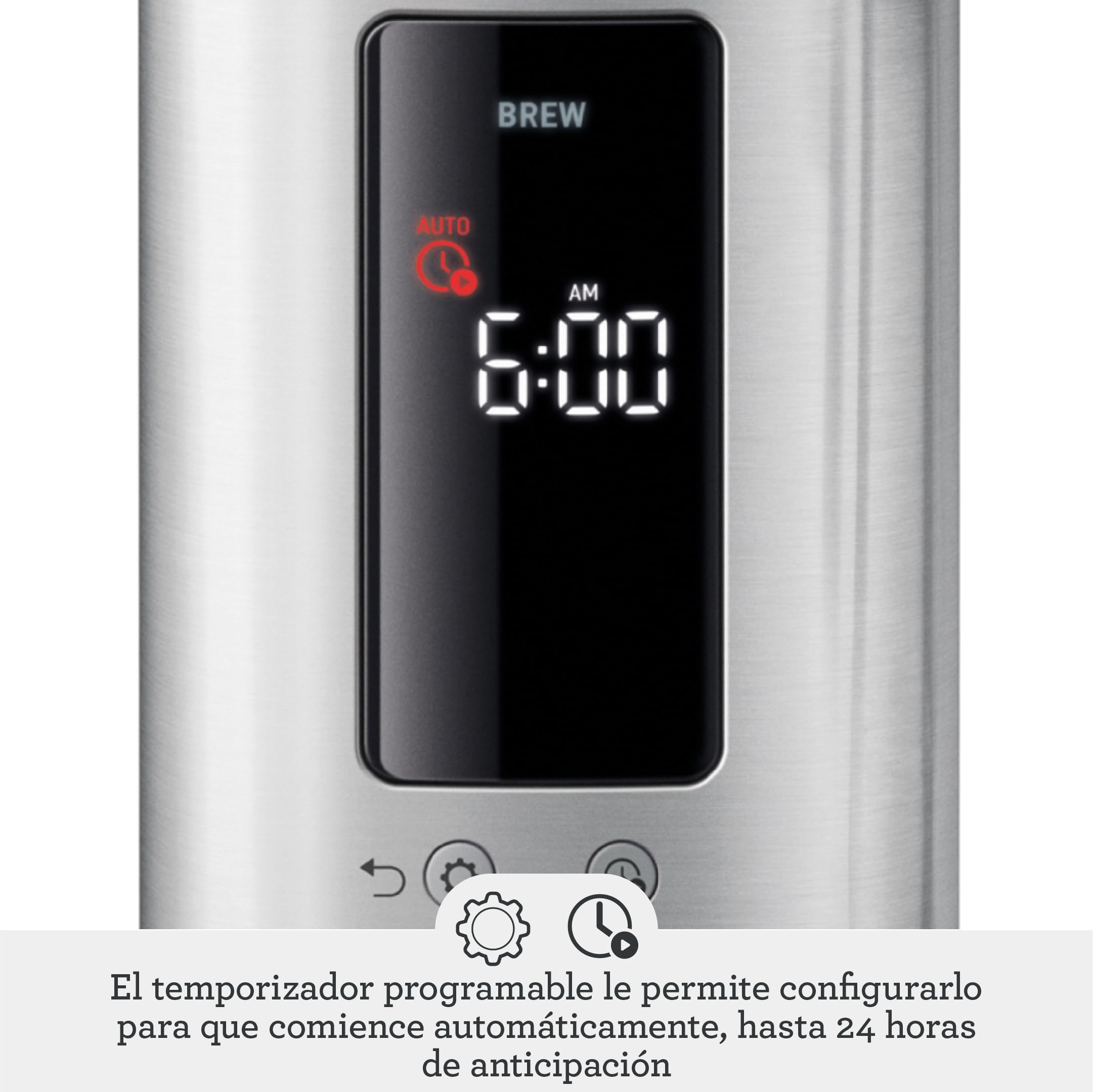 Sage - The Luxe Brewer Thermal - Precisión Con un Solo Toque, Estándar Golden Cup de la SCA (Calidad Profesional), Jarra Térmica de Doble Pared, Cold Brew y Ajustes Personalizables, 1,77 L