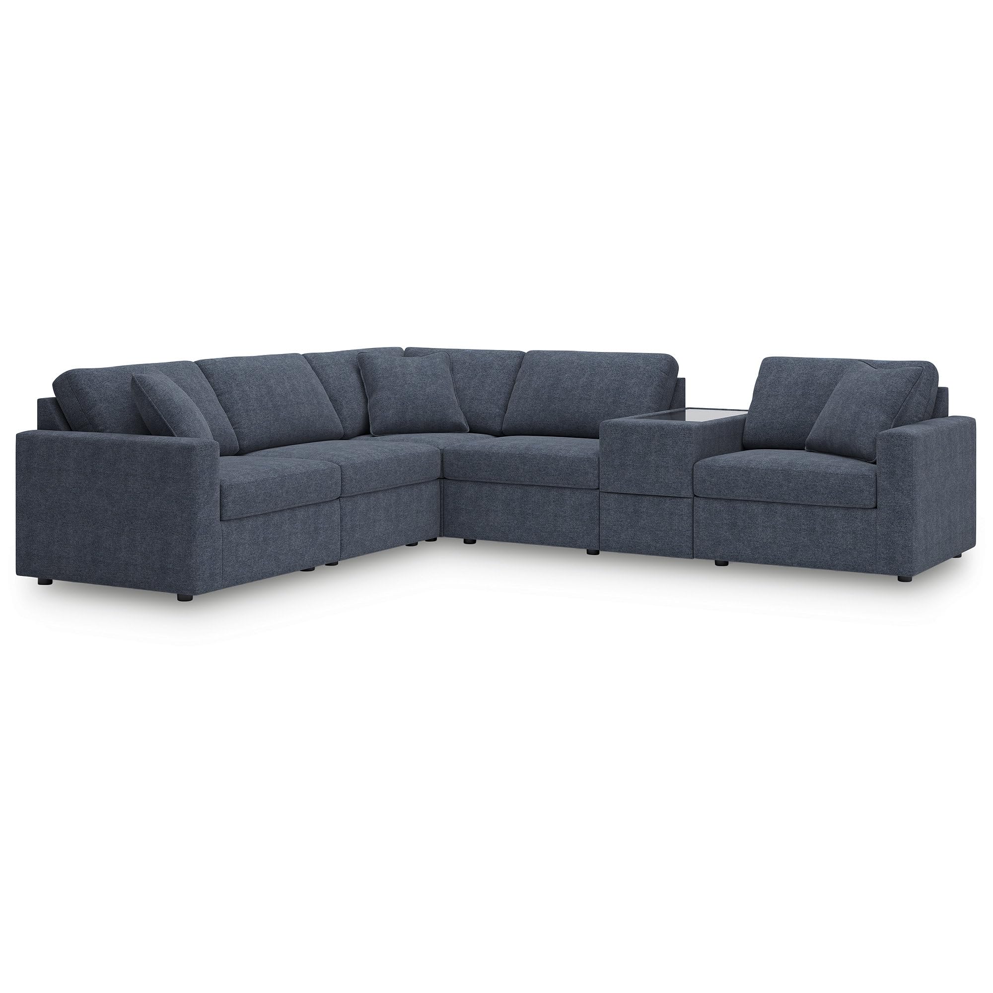 Signature Design by Ashley 6-Piece Modular Sectional Couch, Ink