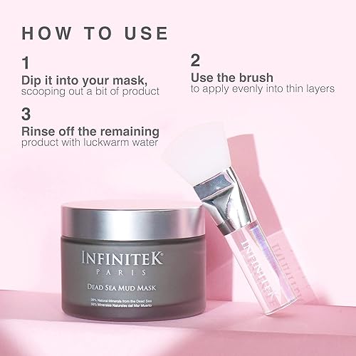 Miniatura 6 de Infinitek Paris - Cepillo de silicona para mascarilla facial – Herramienta de cuidado de la piel de primera calidad para aplicaciones faciales,