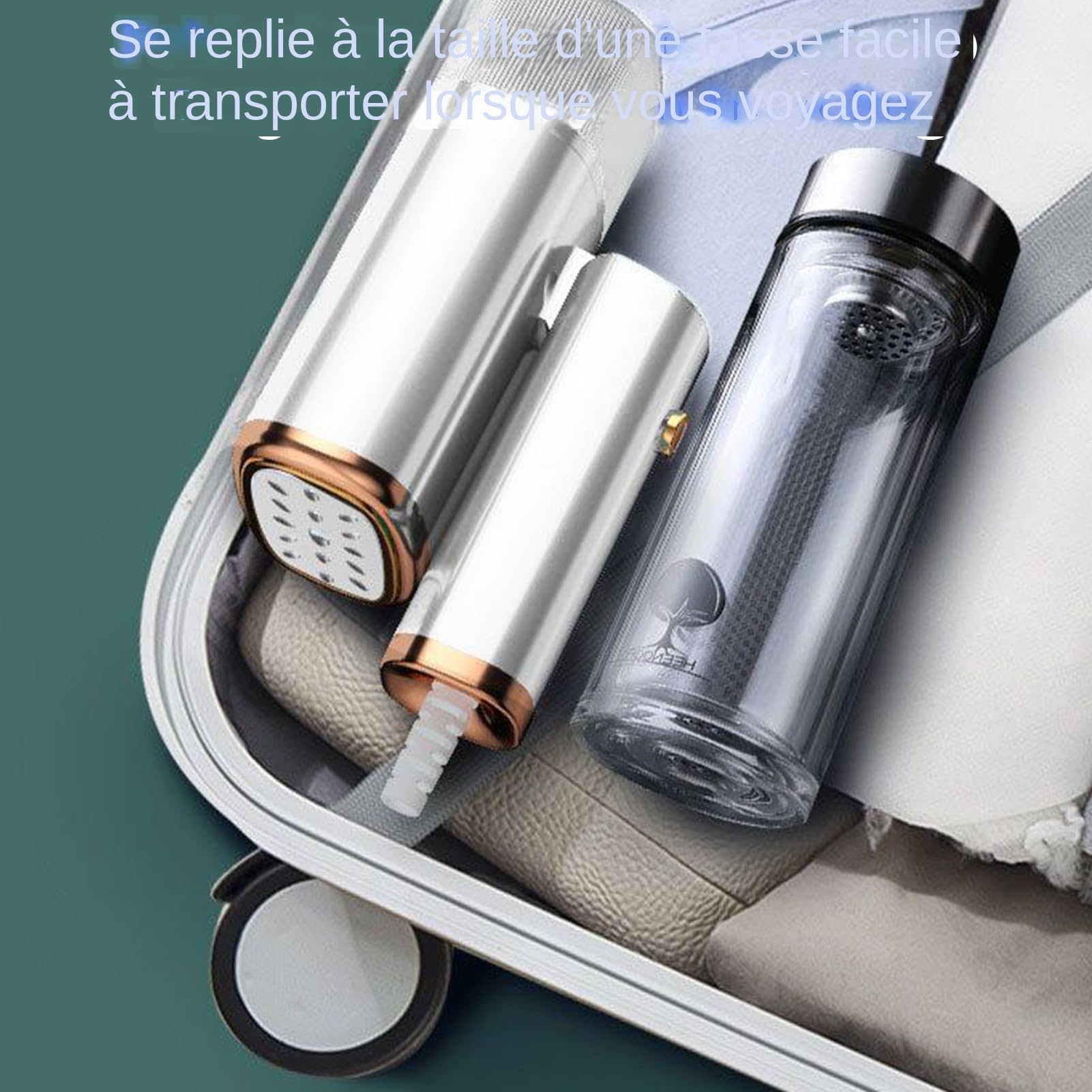 Planchador de Mano Portátil Plancha De Vapor Plegable Para Hogar