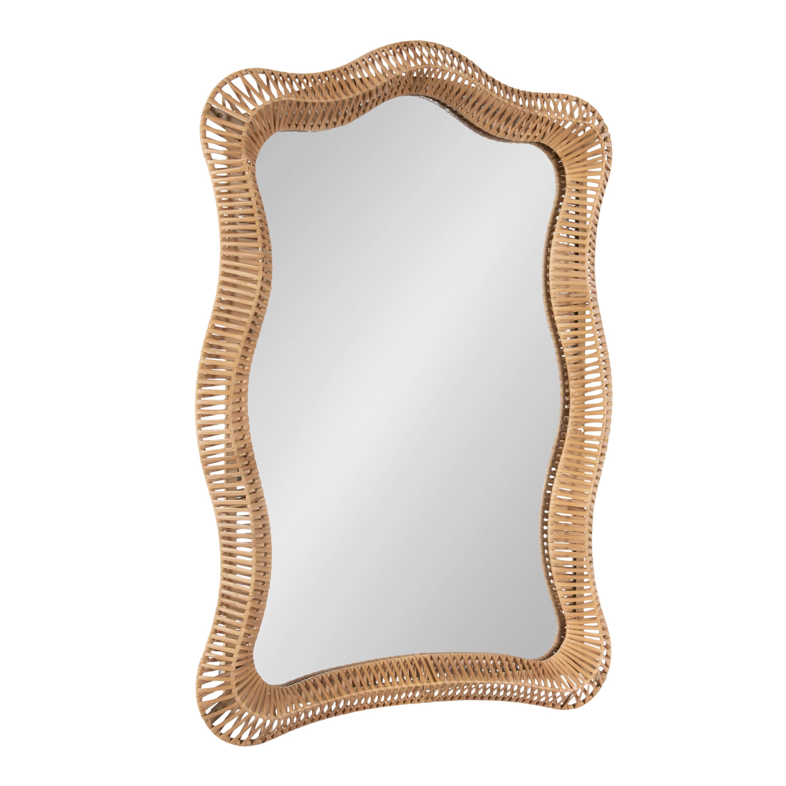 Amazon.com: Kate and Laurel Rashana Boho Scalloped Arch Rattan