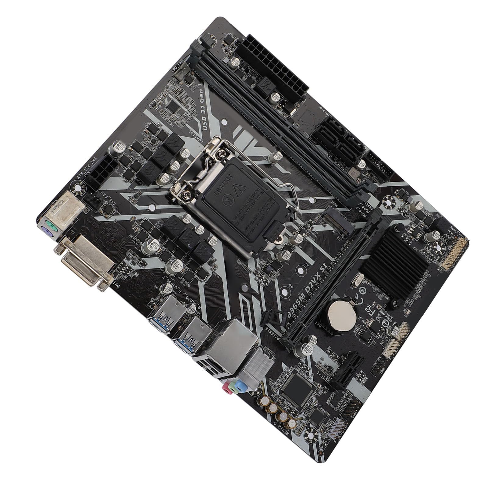Płyta Główna z dwukanałową pamięcią DDR4 Obsługuje Gniazdo LGA 1151 Socket 9. 8. Generacji, dla Core I9 I7 I5 I3, dla Pentium, dla Celeron z siecią GbE LAN, Układ Dźwiękowy