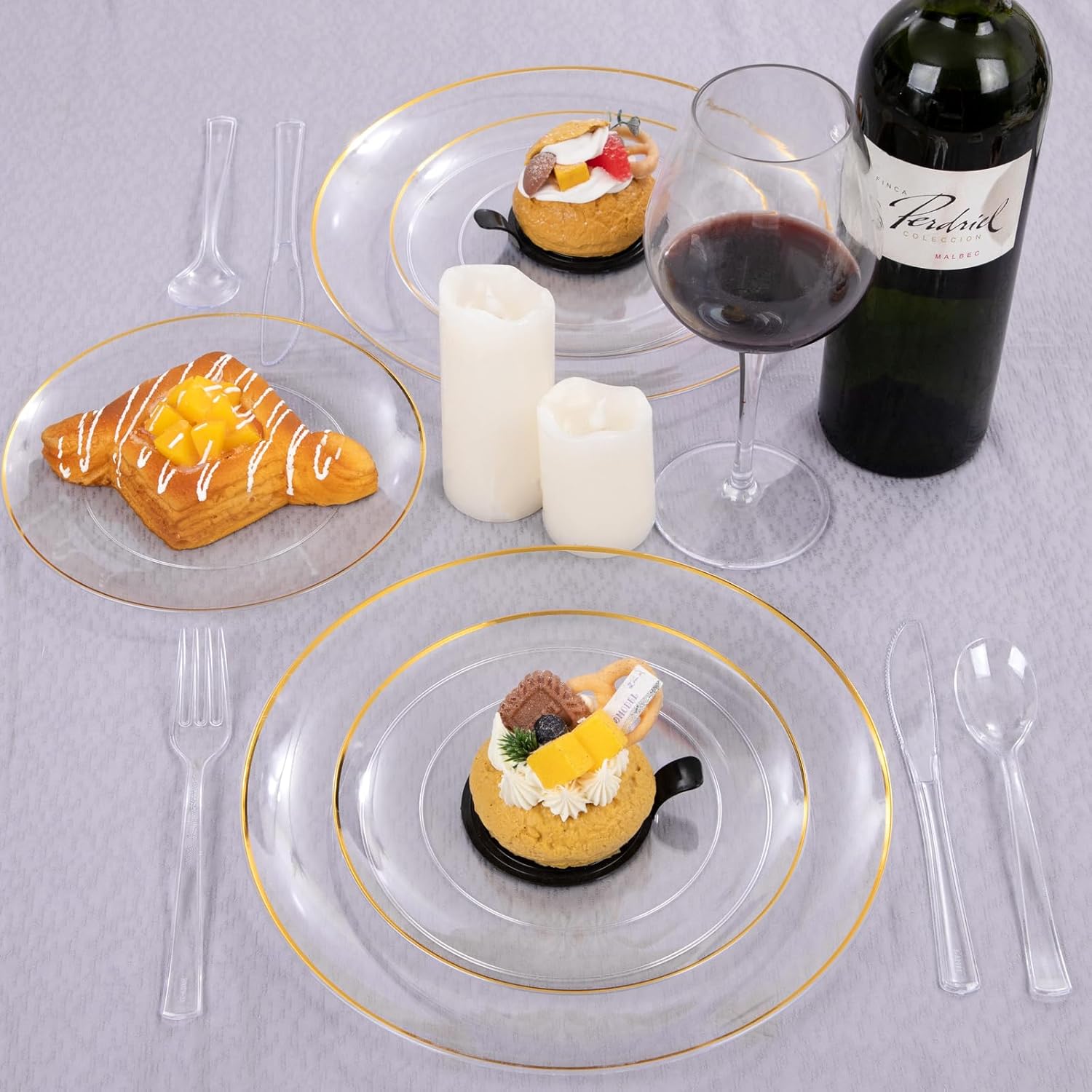 EI Clear Plastic Sierware, Plastic Forks and Spoons, Plastic Sierware