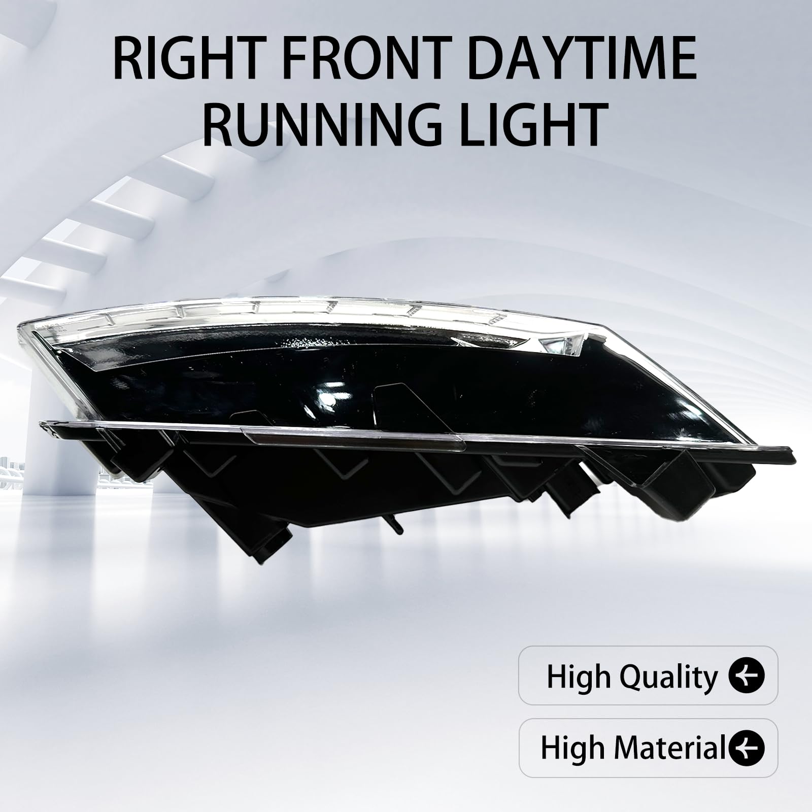 Luces diurnas delanteras derechas para coche compatibles con Renault Clio 4 (Iv) 2016-2020, luz diurna 266007864R