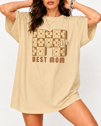 YTD Mom Graphic Tシャツ、プレミアムコットングラフィックTシャツ