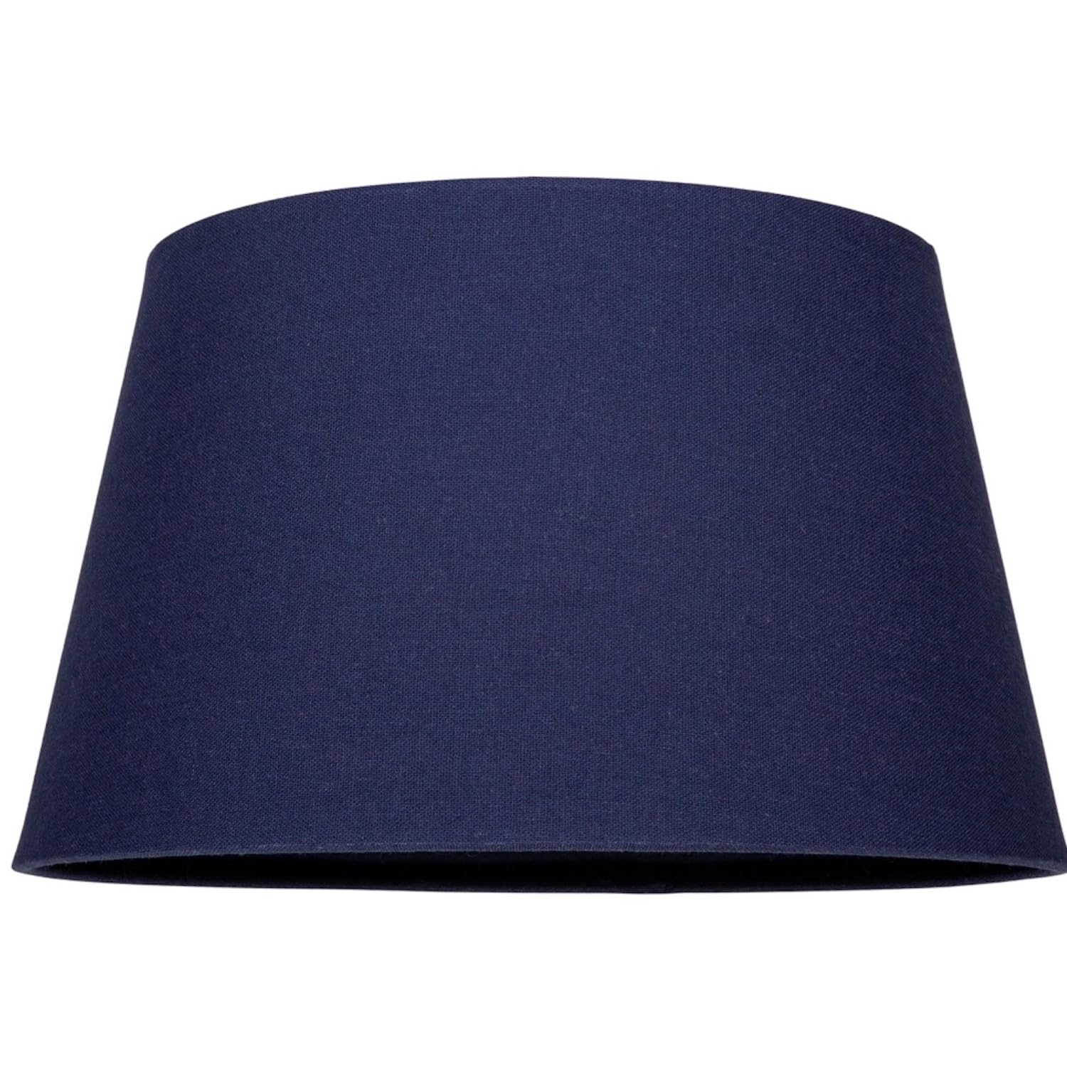 Traditional 14 Inch Navy Blue Linen Drum Table/Pendant Lampshade 60w Maximum ...