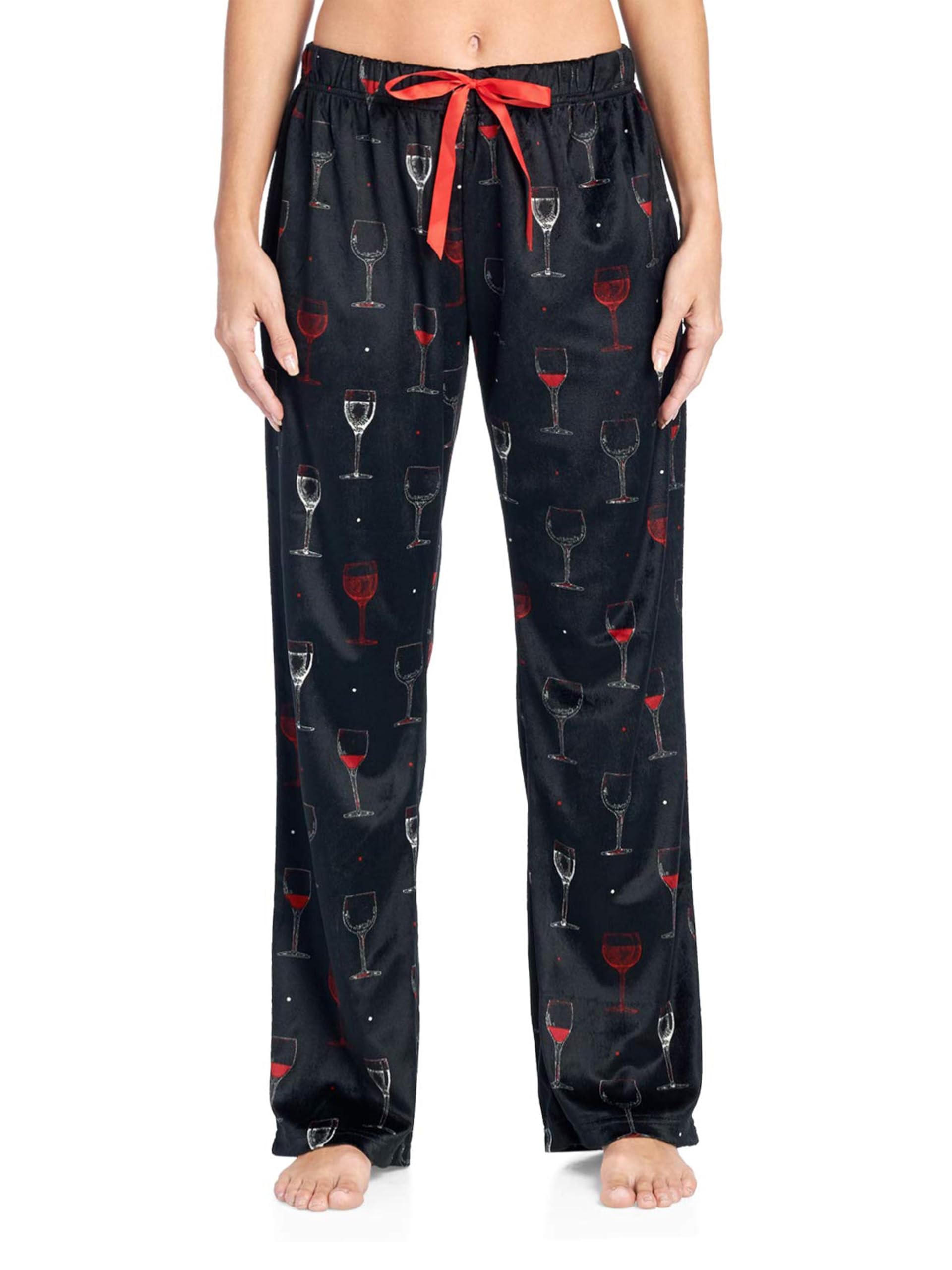 Women's Plush Fleece Pajama Sleep Pants