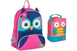 Stephen Joseph Sidekick Owl Backpack and Lunch Pal