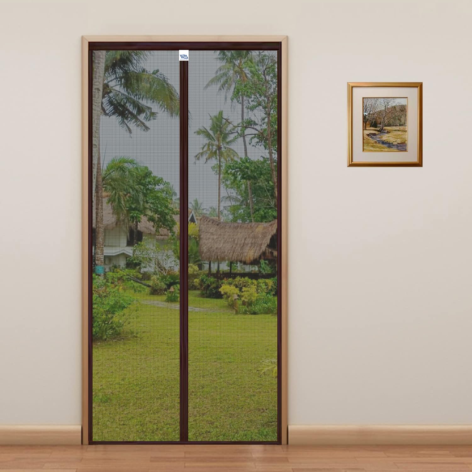 Wild Accessories Magnetic Mosquito Door Net/Curtain with Strong Magnets for All Types of Doors & Sizes | Main, Balcony Or Kitchen Doors, Self-Closing, Bug & Insect Net (205 * 95cms - Brown) (B0DFGVLJSC) Amazon Price History, Amazon Price Tracker