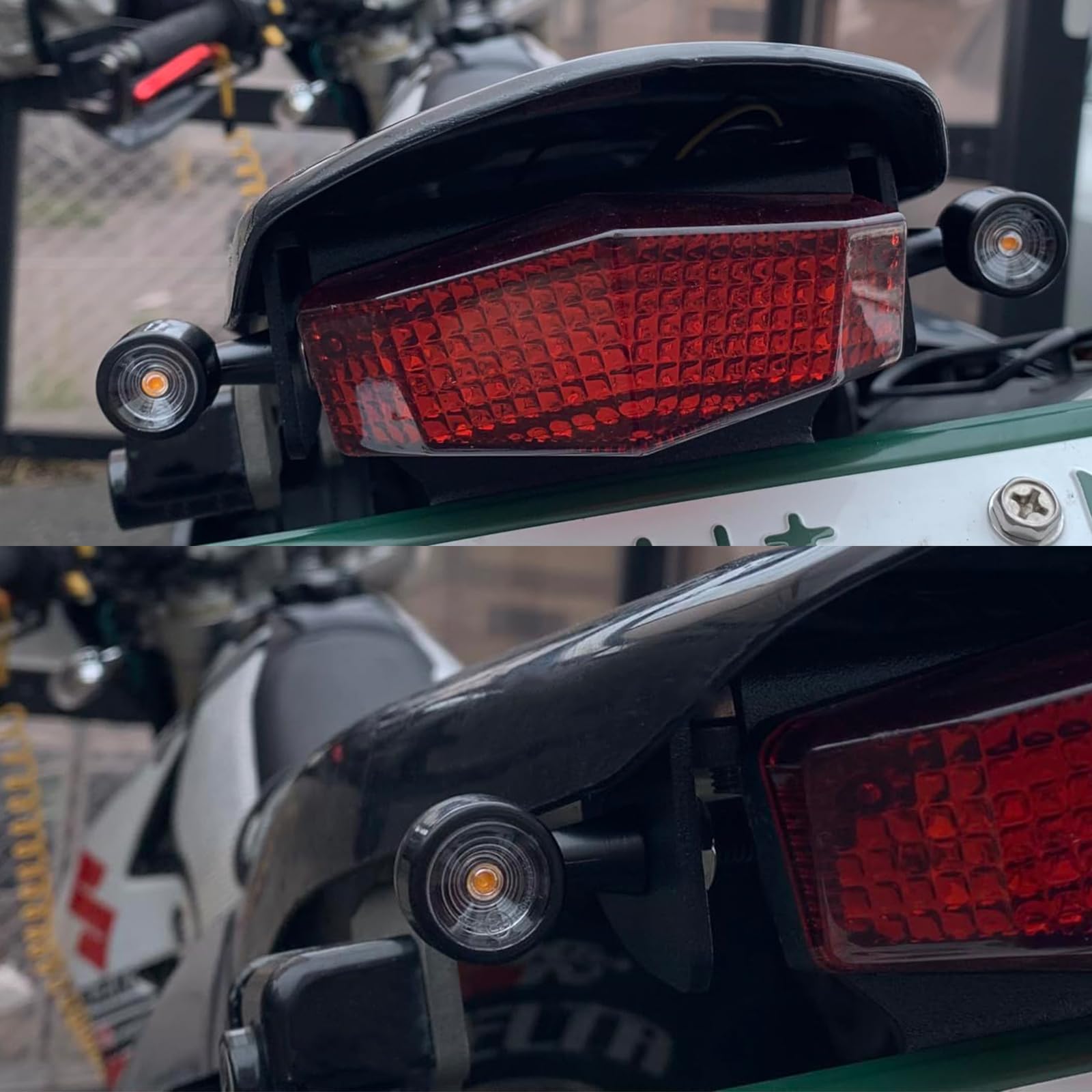 Amazon | LED ウインカー バイク 小型 砲弾型 極小 ミニ 2個セット