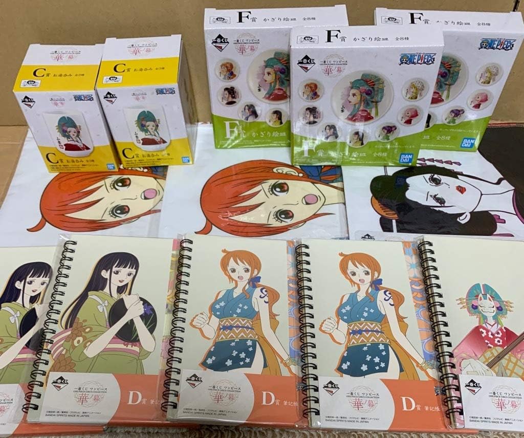 Amazon 一番くじ ワンピース ガールズコレクション One Piece Girl S Collection 華ノ幕 ラストワン賞 B賞 ボア ハンコック 小紫 セット 華衣 アニメ 萌えグッズ 通販