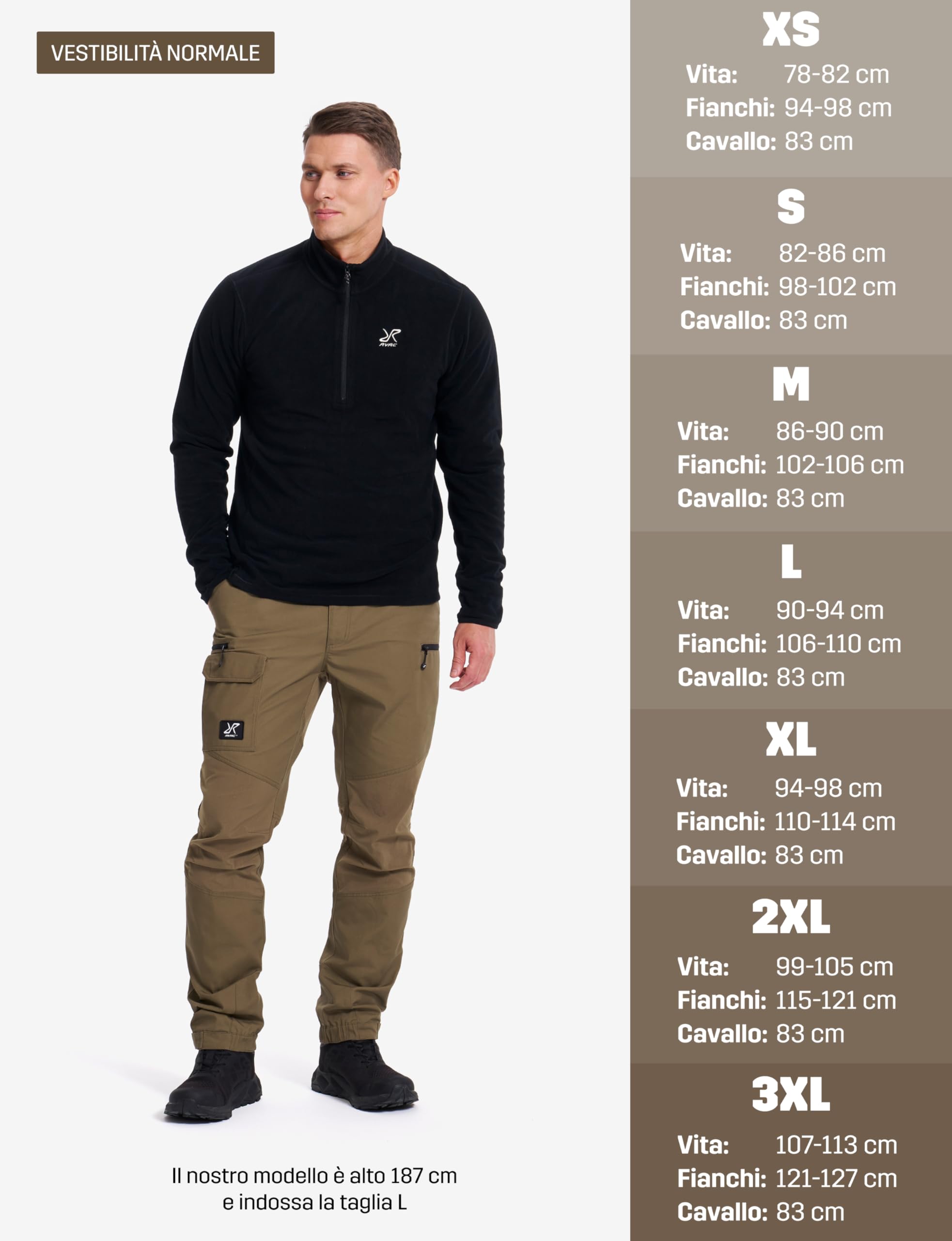RevolutionRace Nordwand Pantaloni Outdoor da Uomo, Pantaloni per L'escursionismo e Molte Altre Attivitá all'Aria Aperta. Pantaloni da Trekking e da Lavaro, Robusti e Resistenti