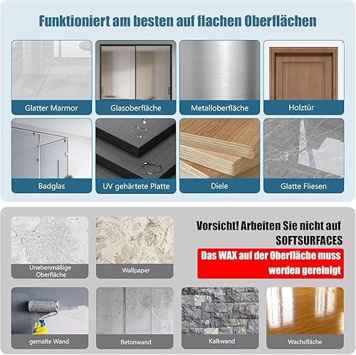 Miniatura 4 de Paquete de 30 ganchos autoadhesivos resistentes de 13 libras (máx.) para colgar en la pared, impermeables, a prueba de aceite, para baño, ducha,