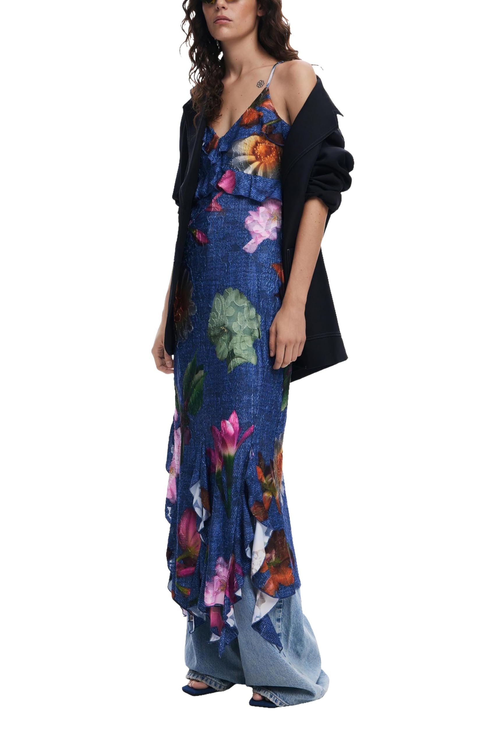 Desigual Vest_Apolo Casual Dress Mujer (Pack de 1)
