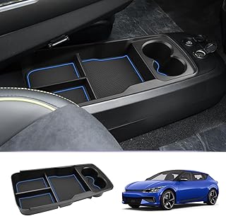 Sponsored You’re seeing this ad based on the product’s relevance to your search query.Learn more about this advertisement LUWU Compatible with Kia EV6 2021-2024 2025 Centre Console Organiser Storage Compartment EV6 2023 Storage Box with Drink Holder Lower Centre Console Organiser Storage Compartment K-ia EV6 Accessories