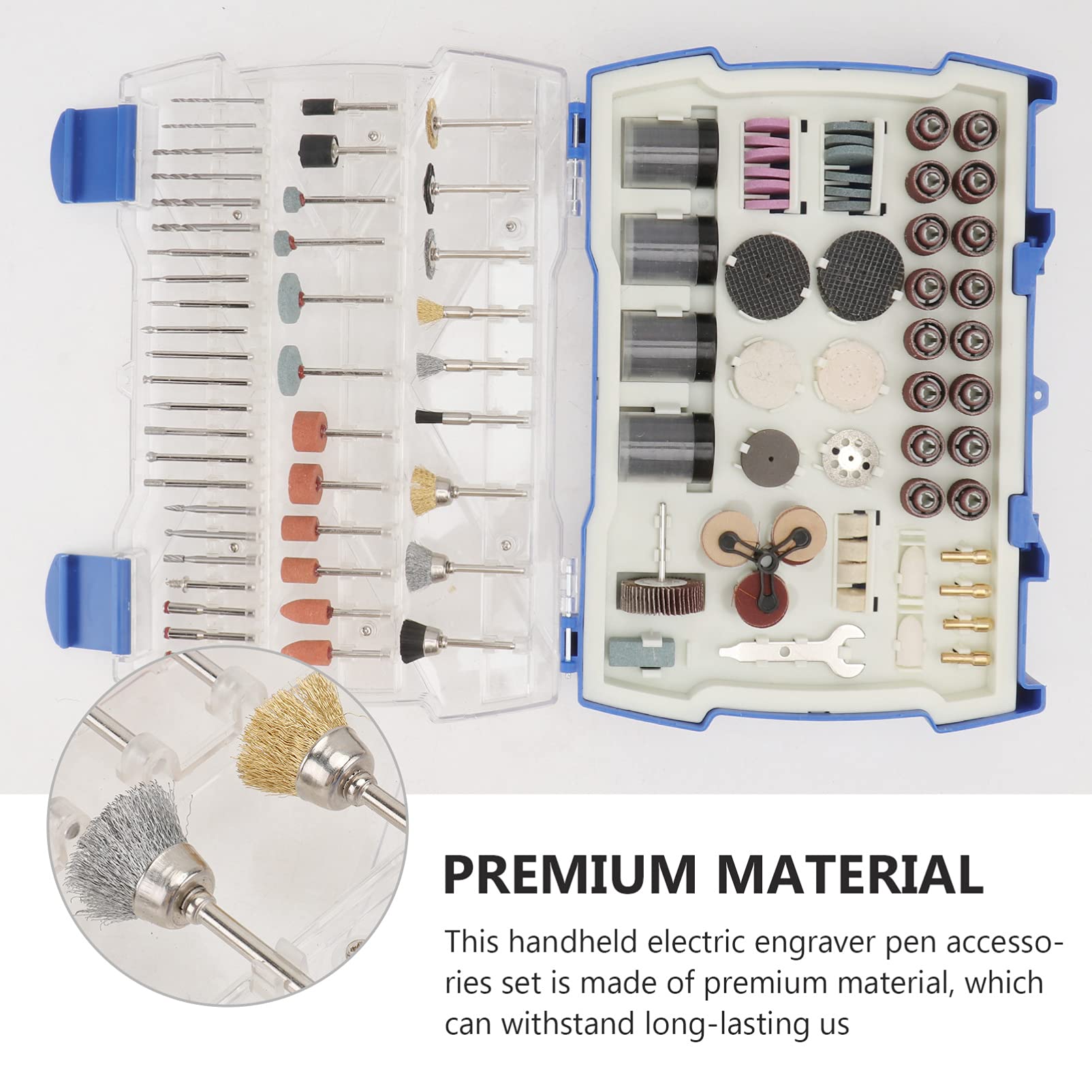 Alipis 365 Piezas Kit de Accesorios para Herramientas Rotativas con Caja de Almacenamiento Herramientas de Pulido y Tallado para Diversas Necesidades