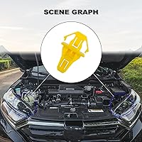 Vista 5 de 20 clips para moldura de parachoques, remaches de nailon amarillo, para puerta, compatible con Acura RLX 2018-2020 Honda CR-V (2012-2014)