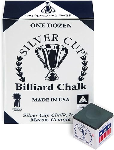 Miniatura 3 de Silver Cup caja de gis para tacos de poolbillar, 12 cubos., Pícea