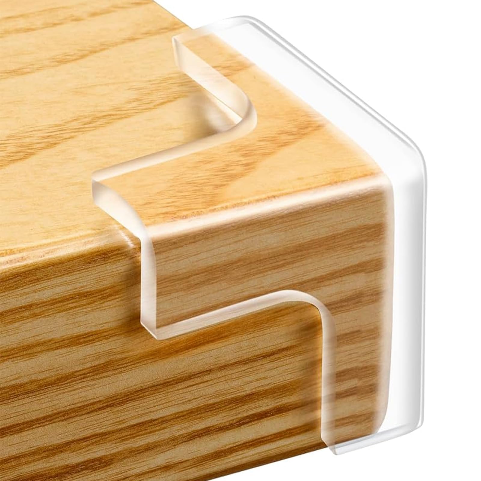 20 Pezzi Paraspigoli per Bambini,Trasparent Paraspigoli Angolari in Gomma, Angoli per Bambini per Tavoli da Pranzo, per Tavolo e Mobili