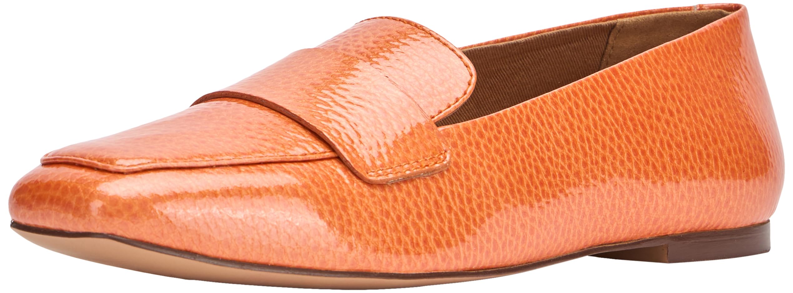 Geox Women's D Marsilea Loafer, Orange, 4 UK