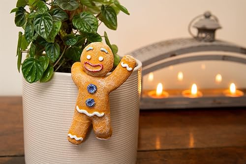 Miniatura 5 de Gingerbread Man Pot Buddy - Colgador decorativo de Navidad para macetas