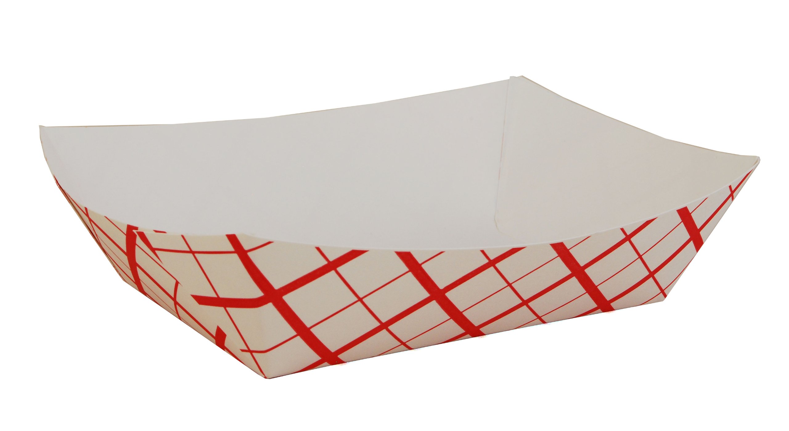 Southern Champion Tray0429 #500 Southland Paperboard Food Tray, 5 lb Capacity, Red Check (Case of 500)