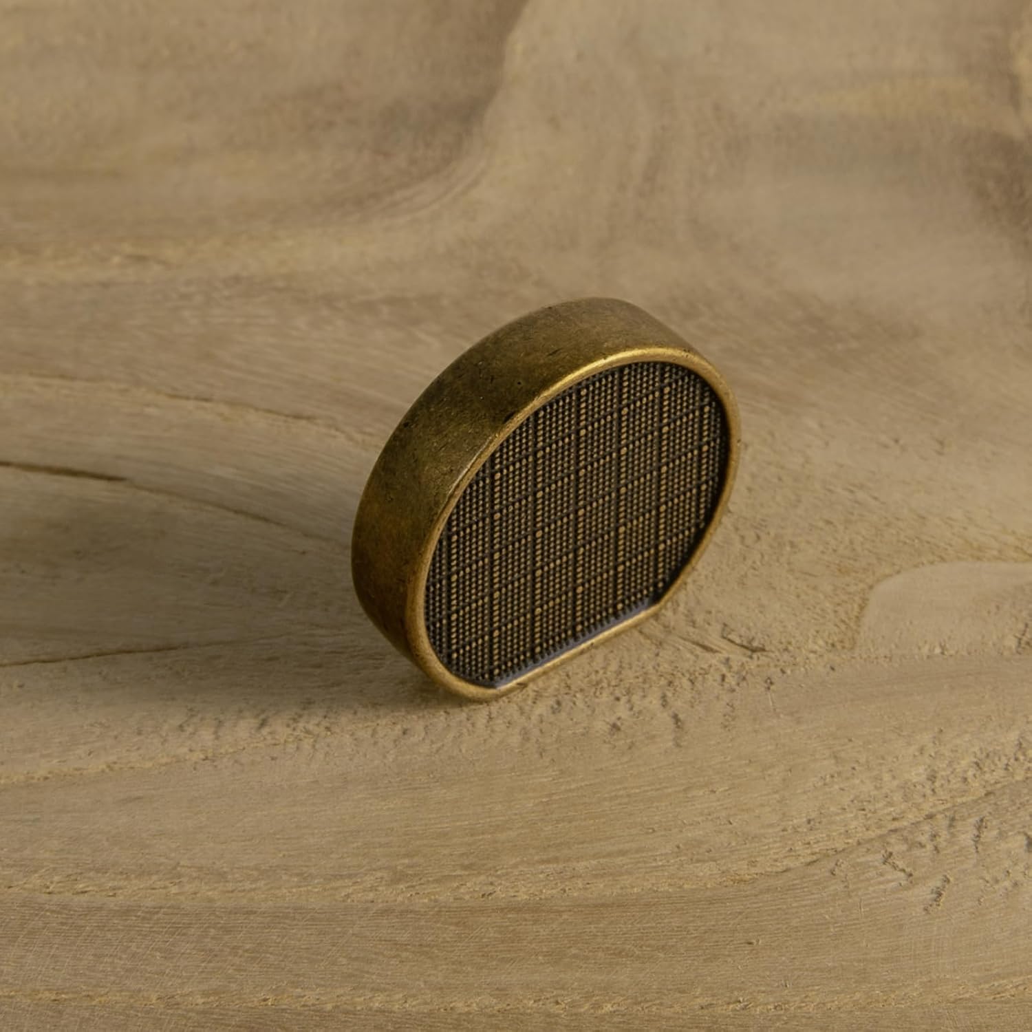 Goo-Ki 6 Pack Cabinet Knobs Antique Brass Zinc Alloy Kitchen Drawer Knobs Hardware, Single Hole Drawer Pull Handles for Bar Furniture