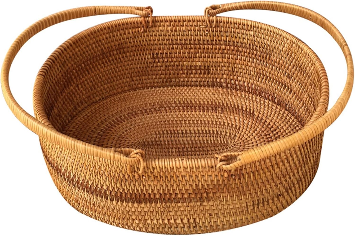 ピクニックバスケット rattan woven貯蔵スナックフルーツ