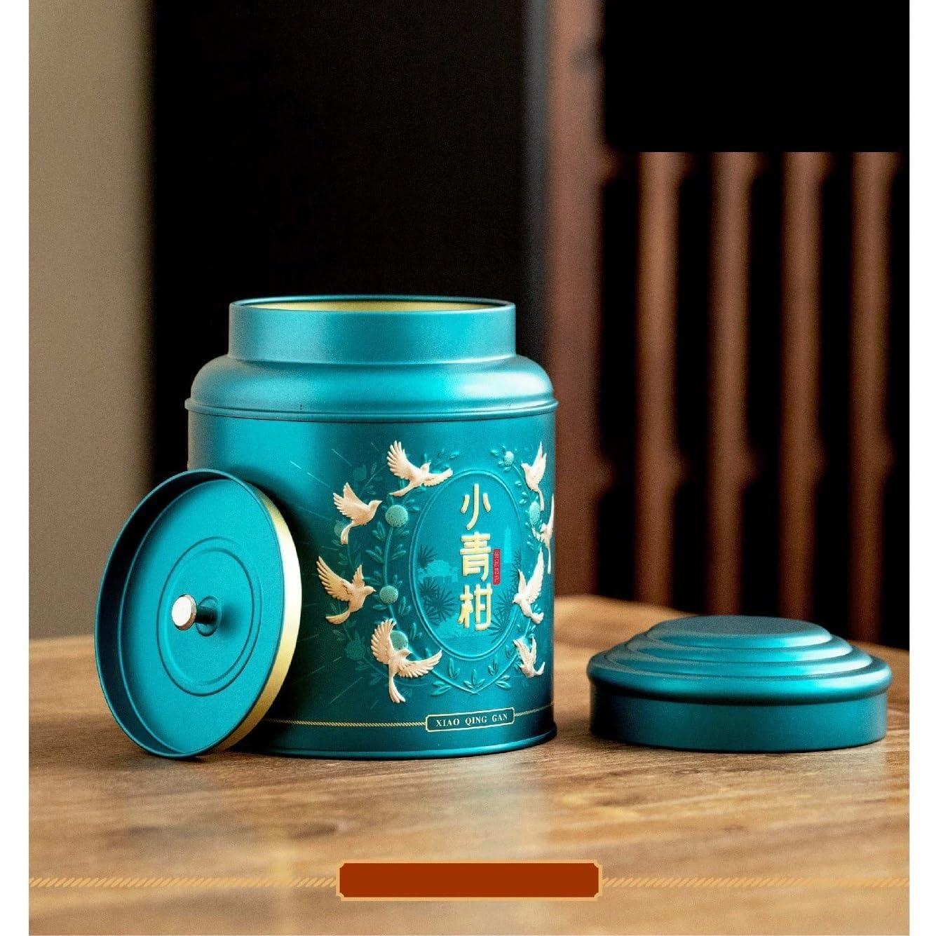 Set Da Tè Contenitori for la conservazione del tè alla rinfusa, lattine for caramelle, lattine rotonde di grande capacità, set di scatole regalo con lattina singola, set da tè con lattina vuota Baratt