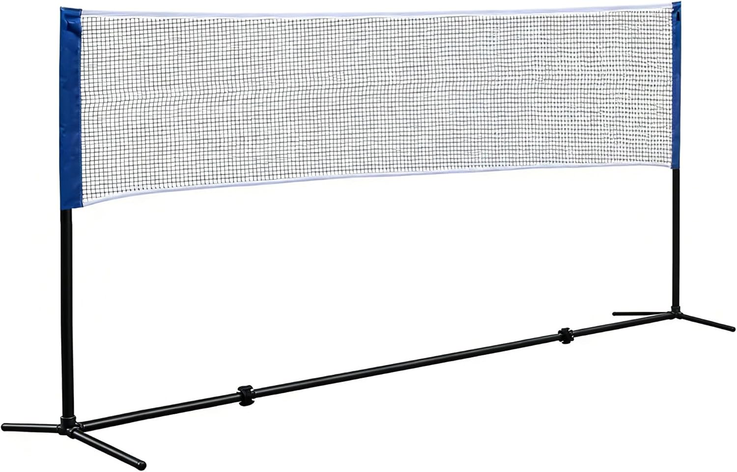 Adjustable Height Portable Badminton Net Set Competition Multi Sport Indoor or Outdoor Net for Playing Pickleball, Kids Volleyball Soccer Tennis, Lawn Tennis