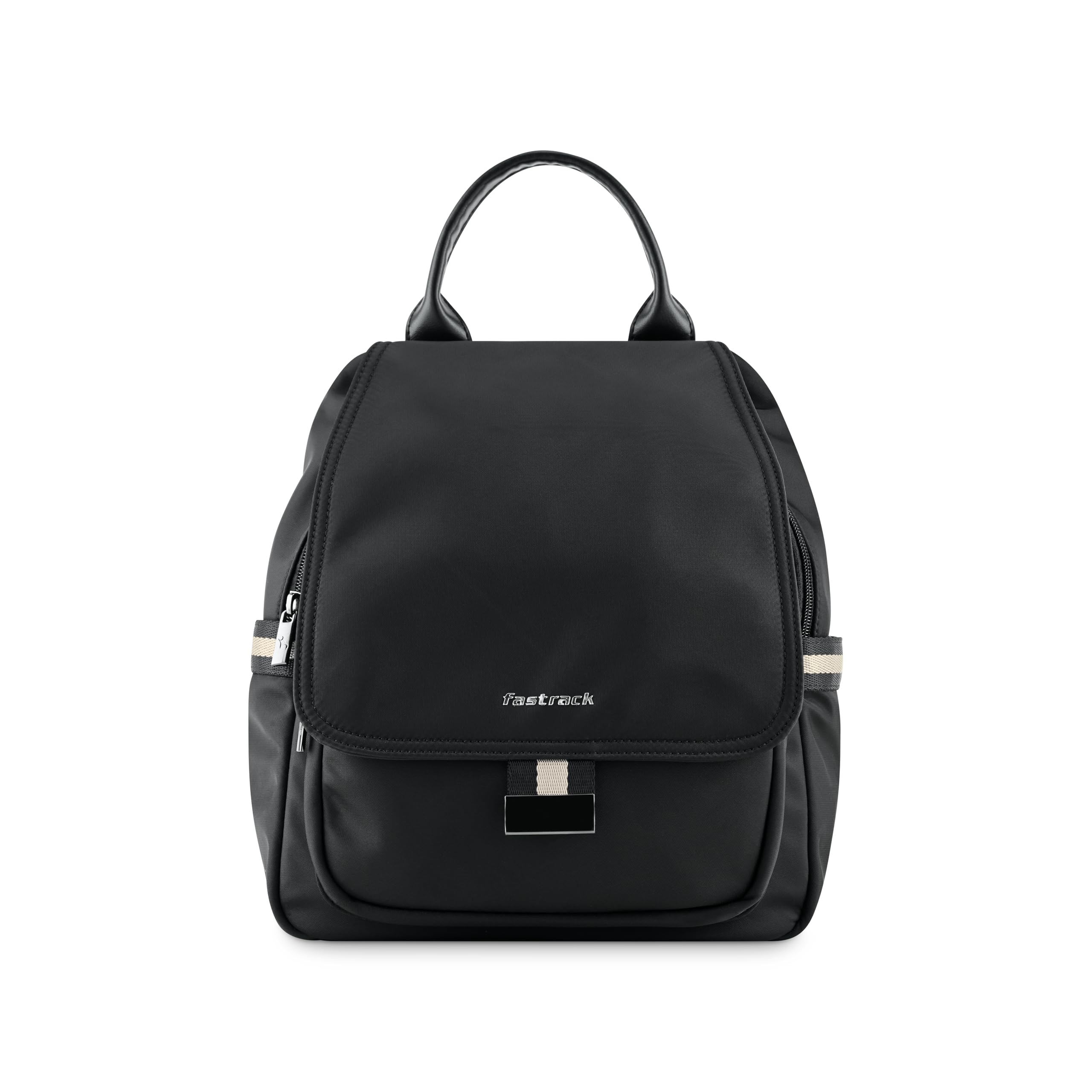 Casual Backpack for Girls | Nylon Women's Handbags | Space for 2 Bottle Holder| Ladies Purse Handbag | Backpack for Casual Carry-image-18