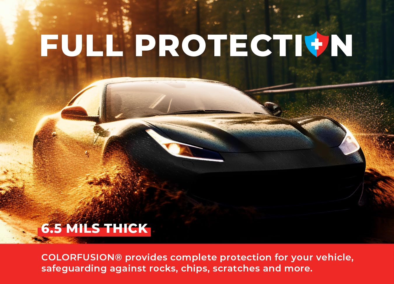 ColorFusion PPF by VViViD, Gloss Cosmic Blue Dry Apply PPF Vinyl Car Wrap Roll 1ft x 5ft