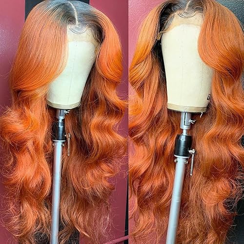 Miniatura 10 de YMS Pelucas de cabello humano con encaje frontal HD y raíces rosadas pelucas de cabello humano para mujeres negras densidad del 150 pelucas