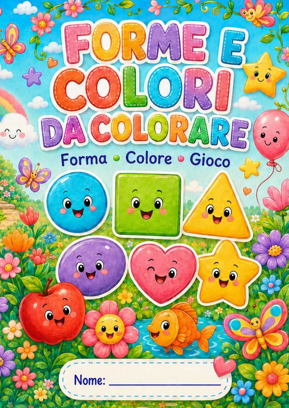Forme e colori da colorare