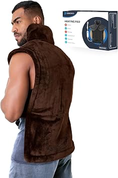 CooCoCo FSA Eligible 24 x 37 in Full Back Heating Pad, Brown