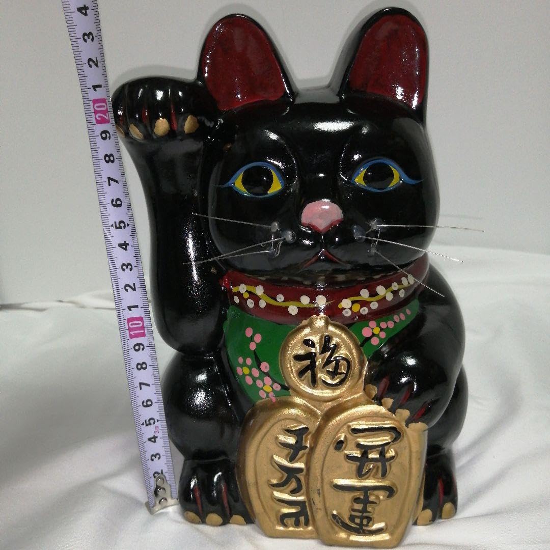 Amazon.co.jp: 招き猫 特大 まねきねこ 貯金箱 ひ 百万両 縁起物