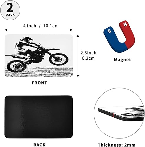 Miniatura 2 de Blueangle - Imanes para frigorífico, diseño de motocross