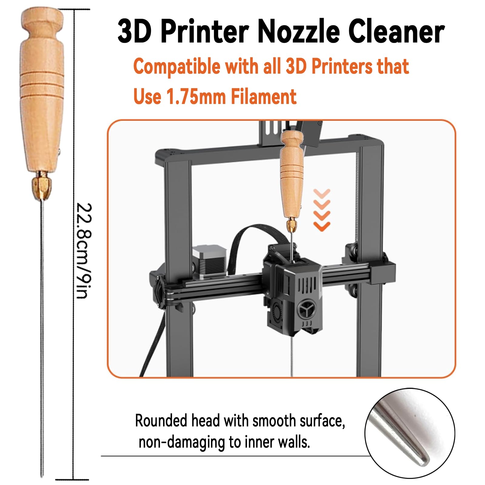 3D Printer Nozzle Cleaning Kit - 17 Pcs -2