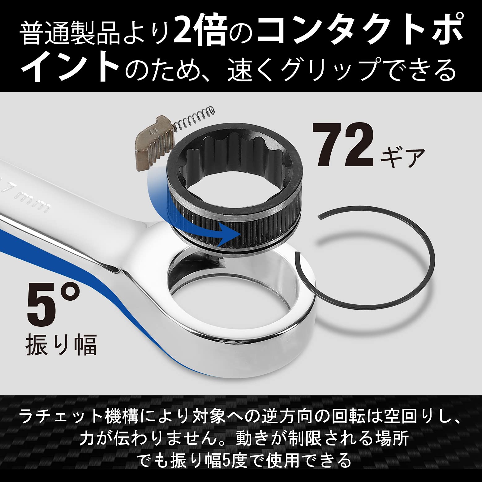 Amazon | WORKPRO コンビネーションレンチ ラチェットレンチ