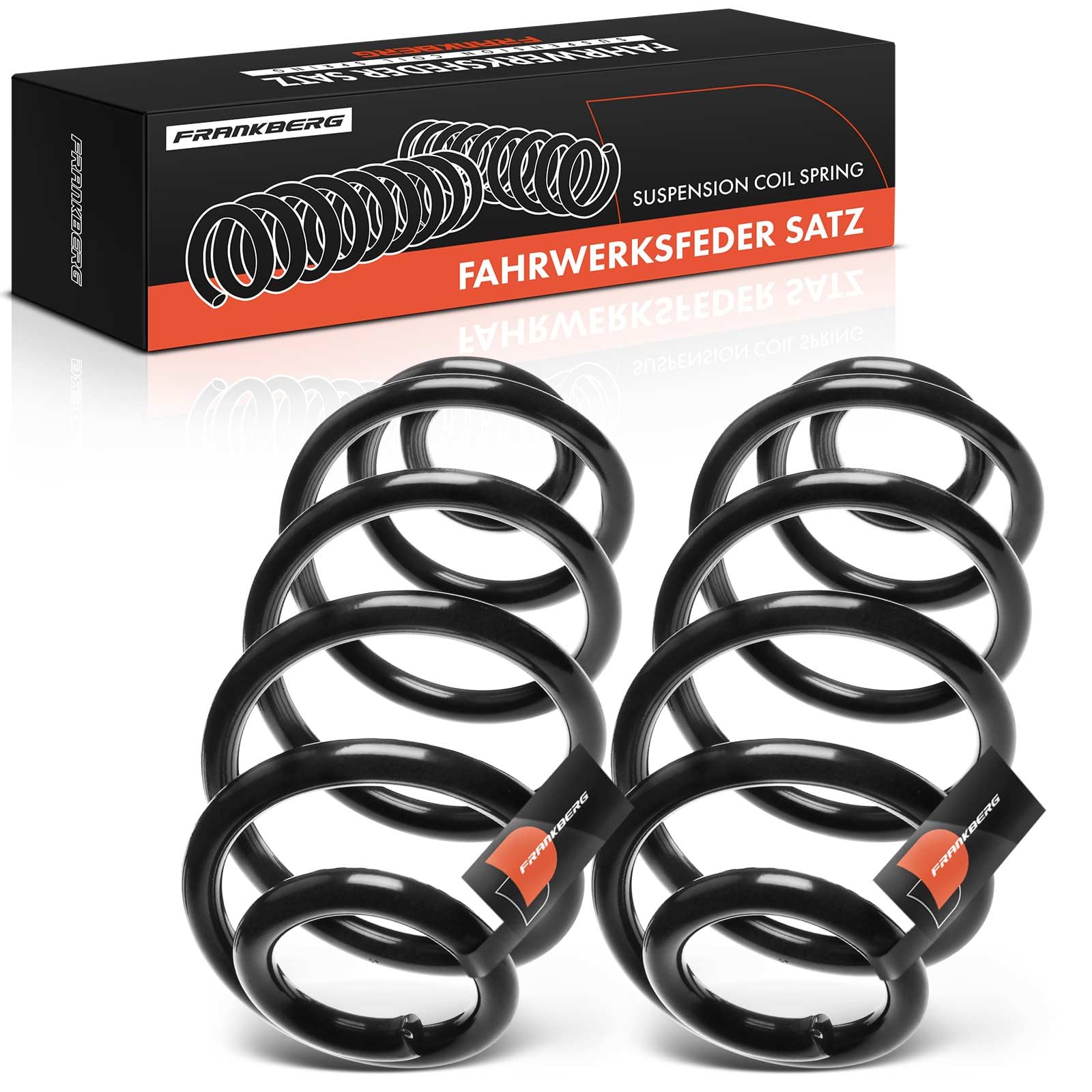 Frankberg 2 muelles de suspensión eje trasero 6393240704 | Compatible con: Autobús Vito W639, Viano W639, Vito/Mixto Van W639