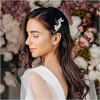 Pettine Per Con Strass Elegante Pettine Per Da Sposa A Forma - Foto 5