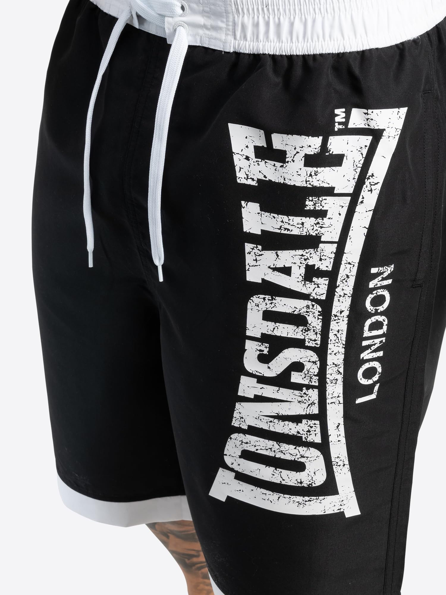 Lonsdale London Clennel Hombre Bañador Azul Regular