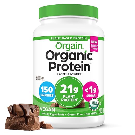 Orgain Organic Vegan Creamy Chocolate Fudge Protein