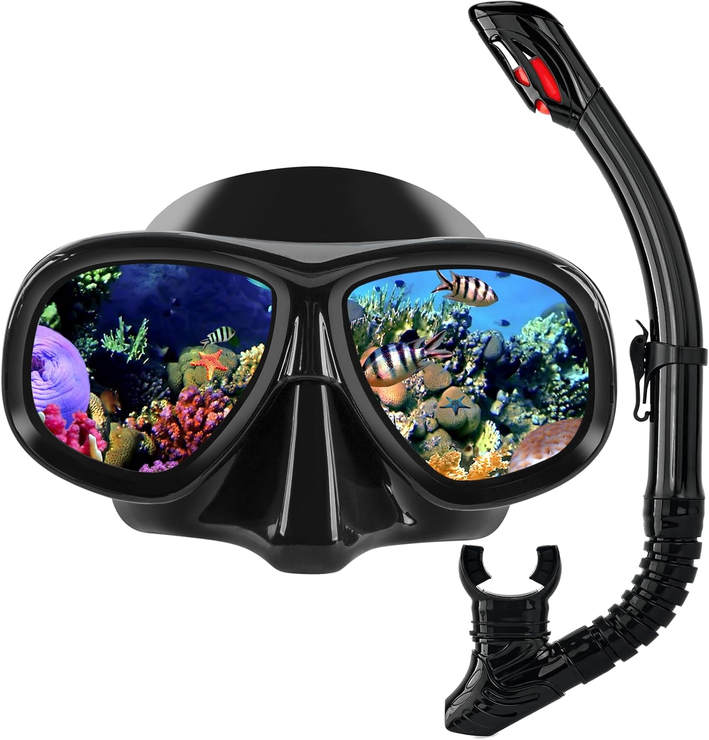 Nearsighted Snorkel Gear, Dry Snorkel Set for Adult Youth