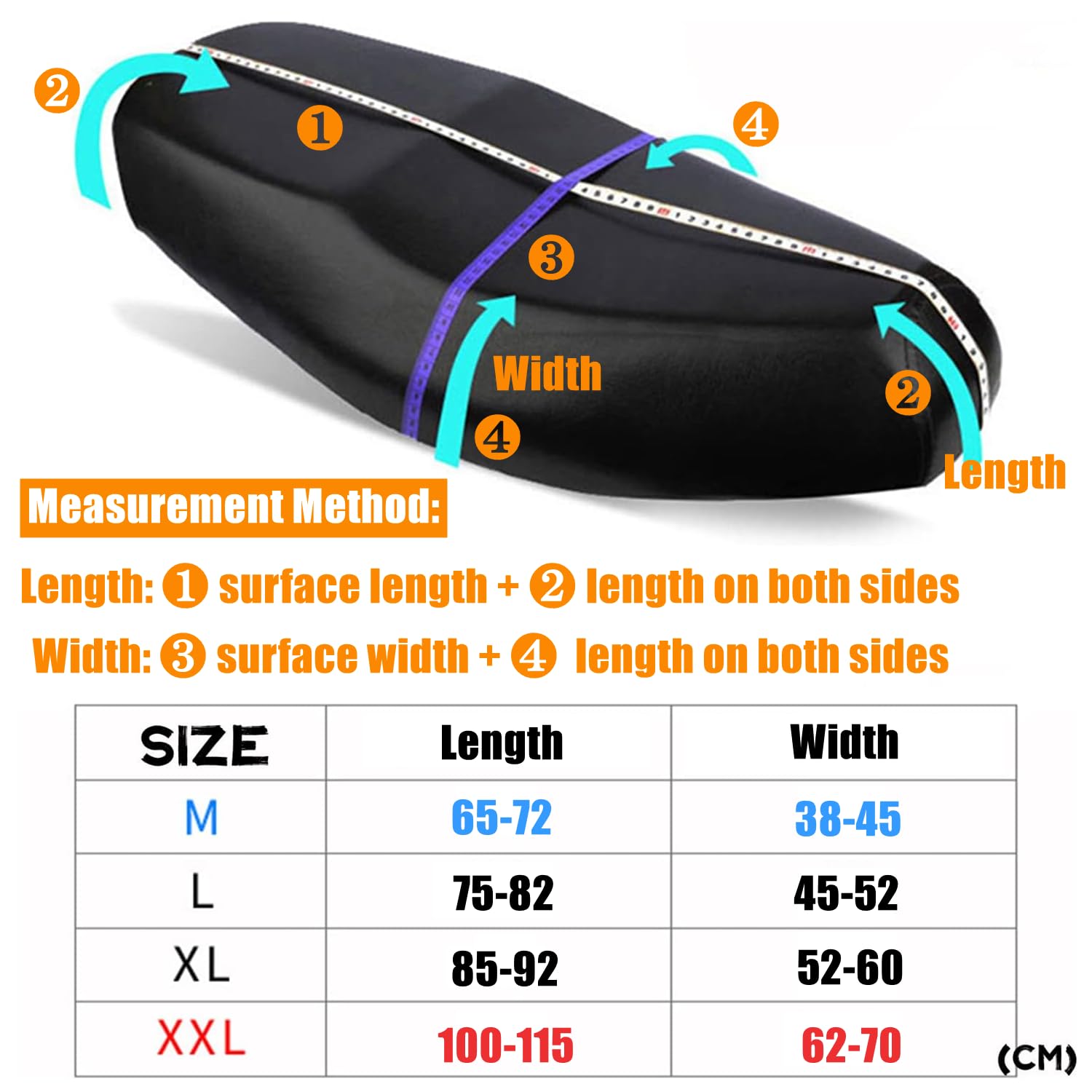Housse De Siège De Moto, Housse De Siège ImperméAble, Housse